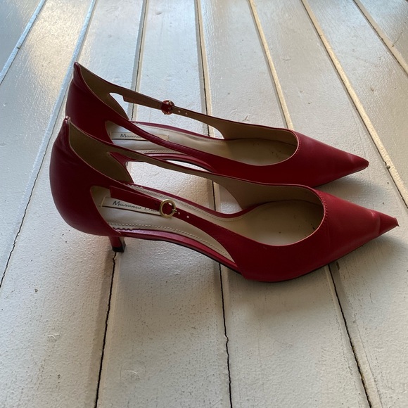 Máximo Dutti sandals in red. Good condition. Size: 38 - Picture 2 of 4